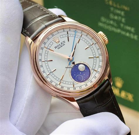 rolex cellini moonohase|Rolex moonphase for sale.